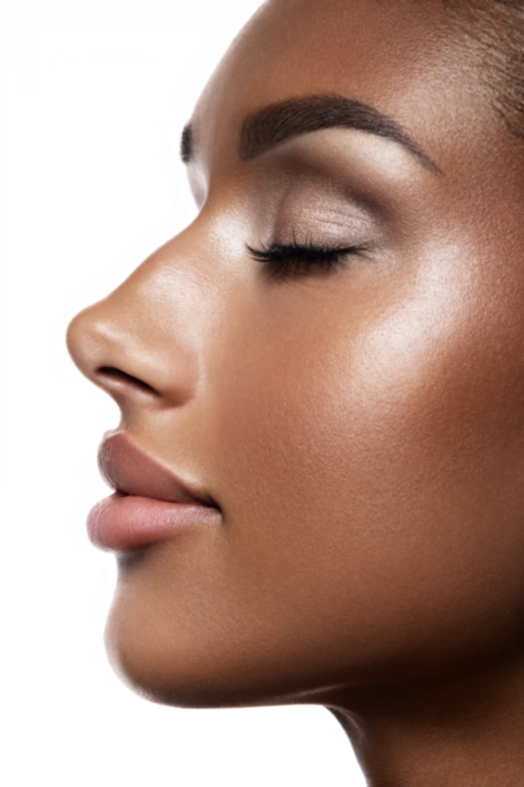 Glowing skin portrait